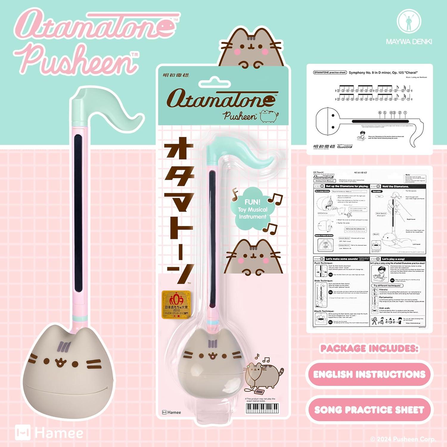 image:imageOtamatone Pusheen The Cat Electronic Portable Music Instrument Synthesizer Toy from Japan by Maywa Denki Limited Edition English InstructionsPusheen