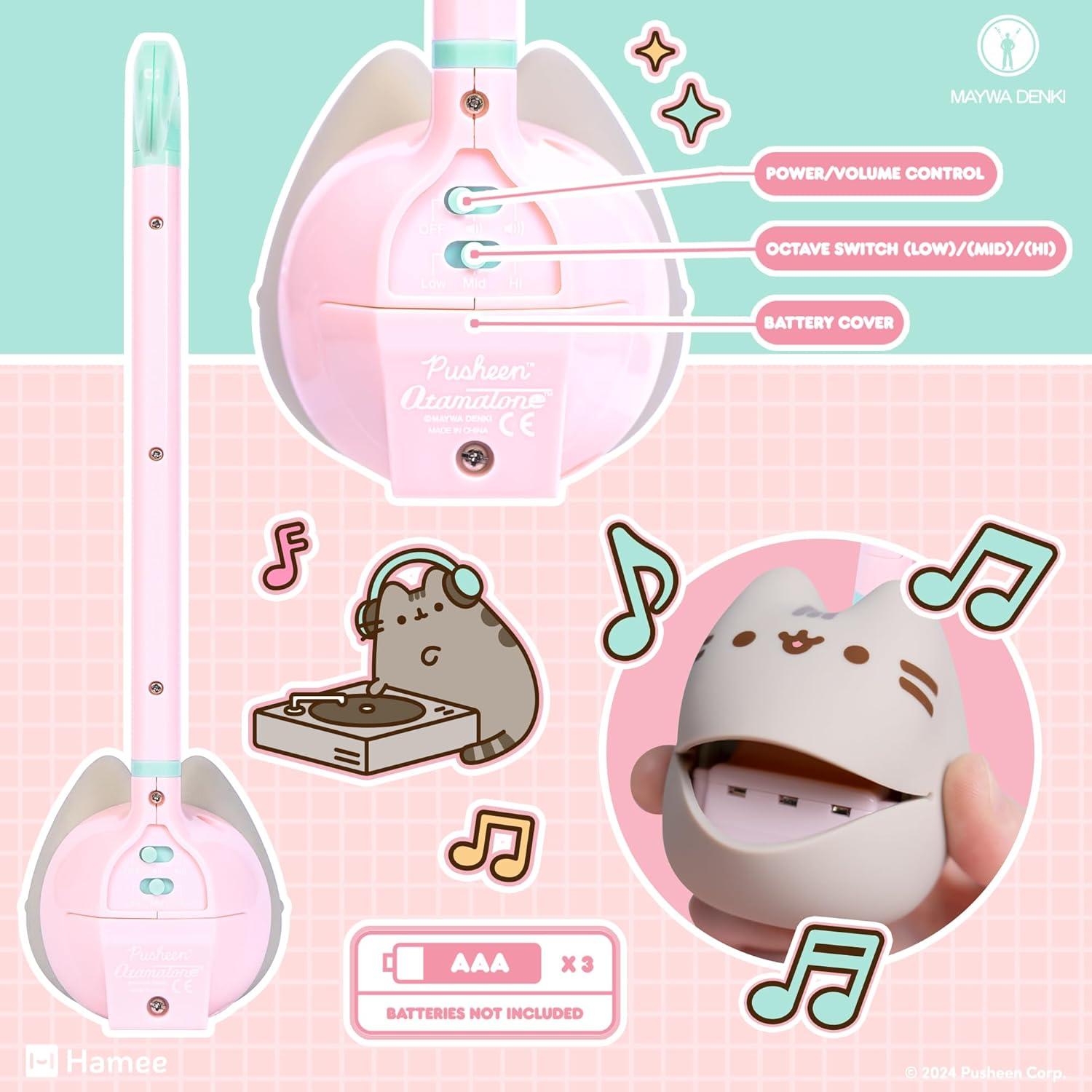 image:imageOtamatone Pusheen The Cat Electronic Portable Music Instrument Synthesizer Toy from Japan by Maywa Denki Limited Edition English InstructionsPusheen