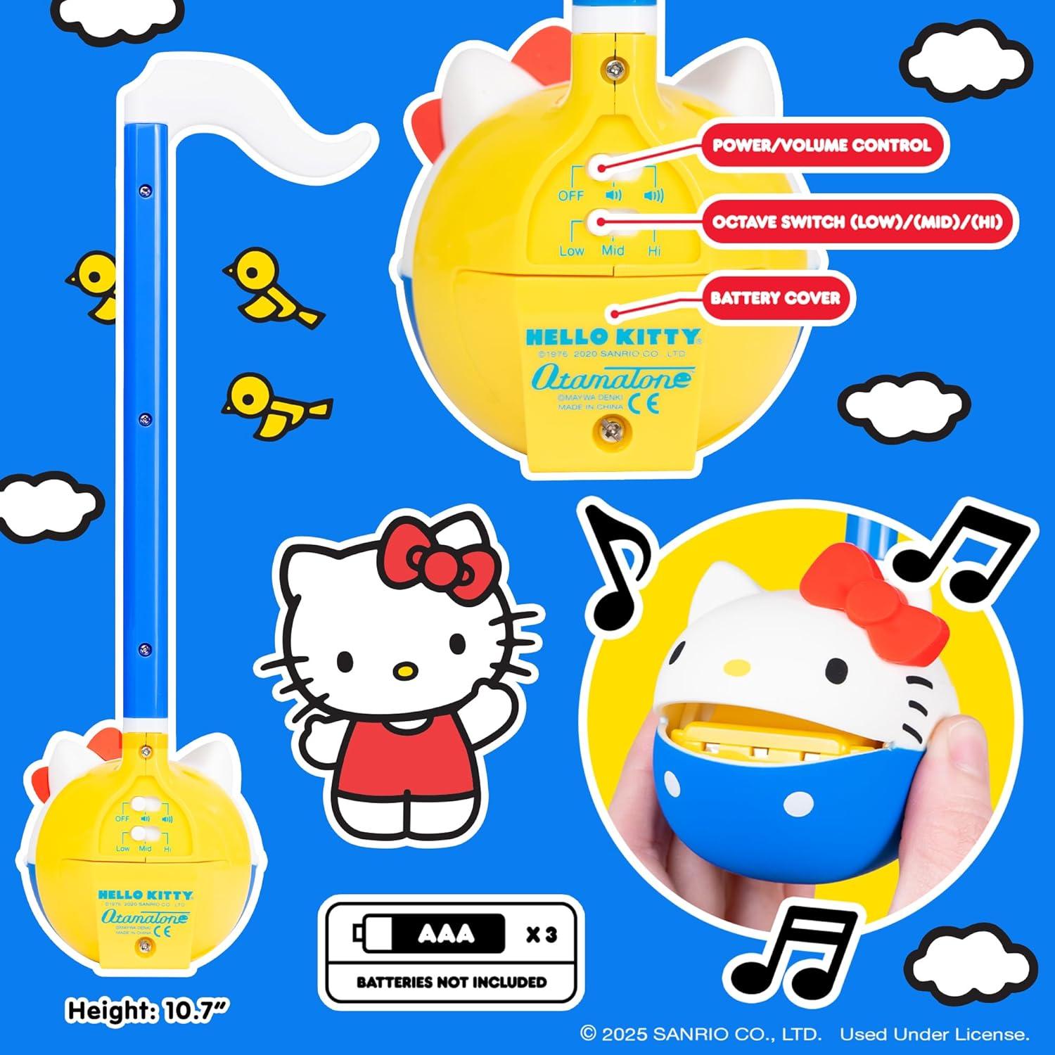 image:imageOtamatone Sanrio Kuromi Electronic Portable Music Instrument Synthesizer Toy from Japan by Maywa Denki Officially Licensed Hello Kitty and Friends English InstructionsHello Kitty