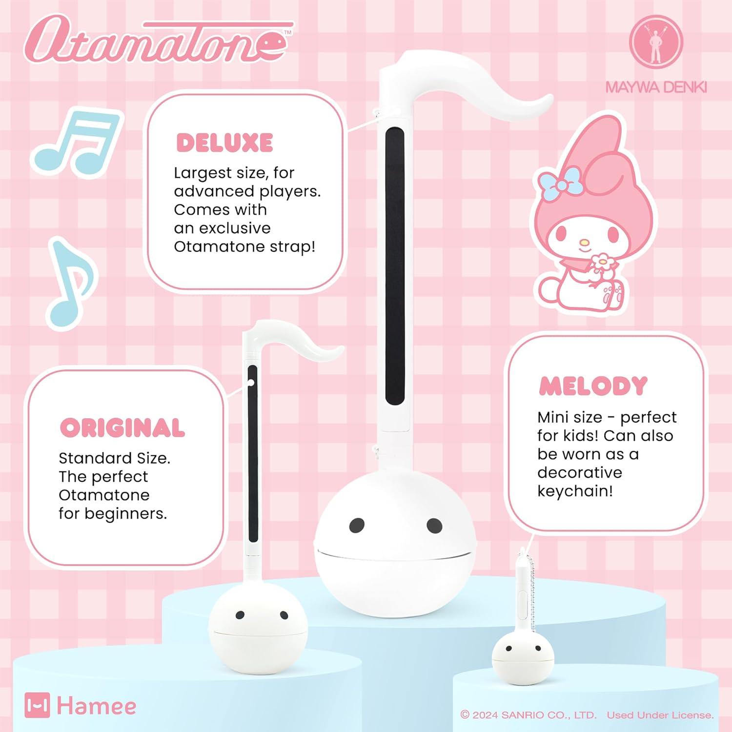 image:imageOtamatone Sanrio Kuromi Electronic Portable Music Instrument Synthesizer Toy from Japan by Maywa Denki Officially Licensed Hello Kitty and Friends English InstructionsMy Melody