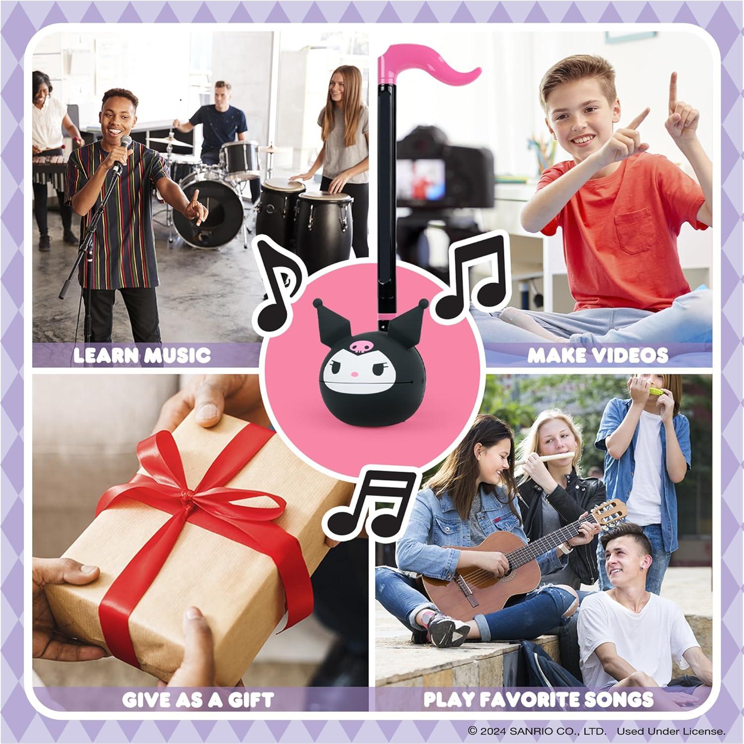 image:imageOtamatone Sanrio Kuromi Electronic Portable Music Instrument Synthesizer Toy from Japan by Maywa Denki Officially Licensed Hello Kitty and Friends English InstructionsKuromi