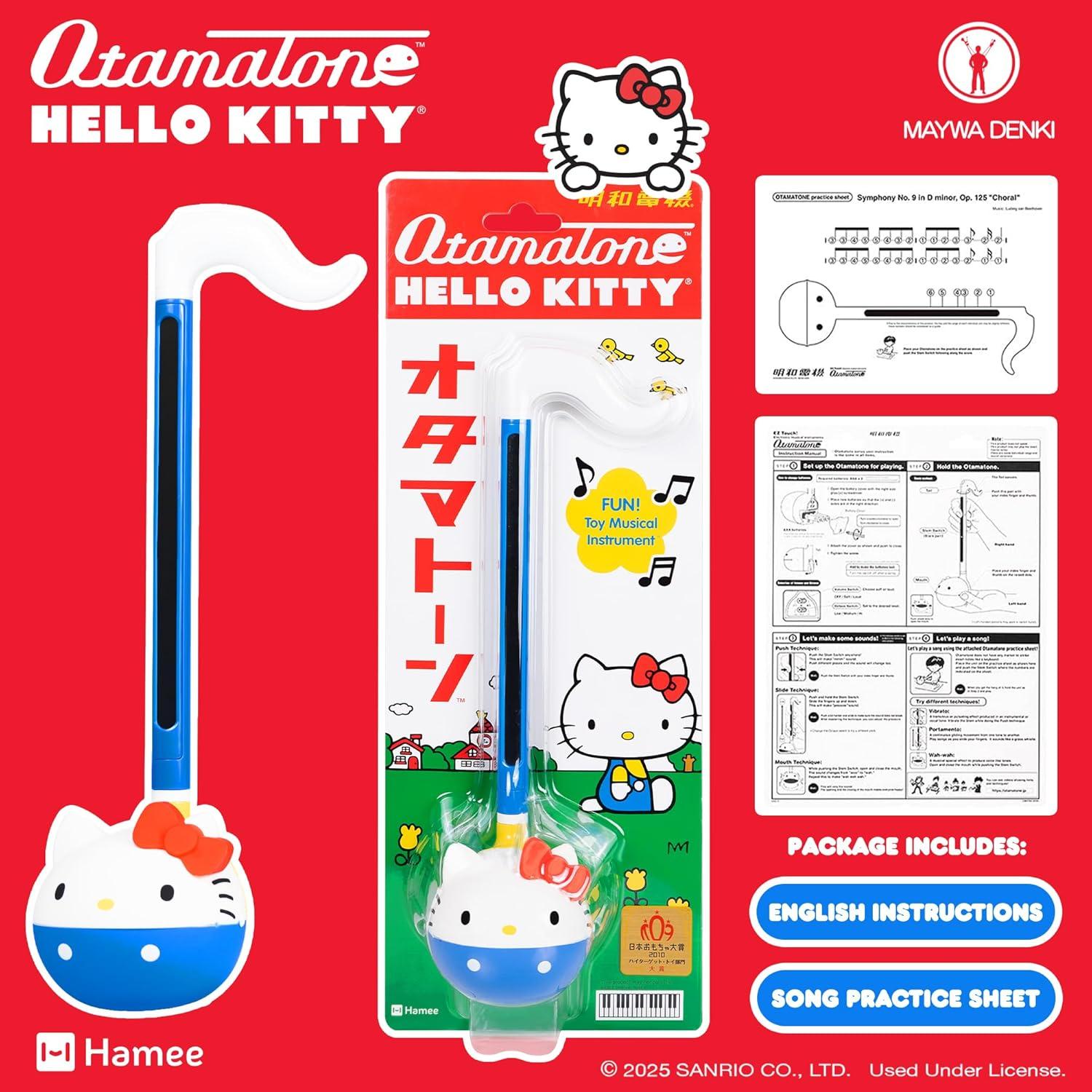 image:imageOtamatone Sanrio Kuromi Electronic Portable Music Instrument Synthesizer Toy from Japan by Maywa Denki Officially Licensed Hello Kitty and Friends English InstructionsHello Kitty