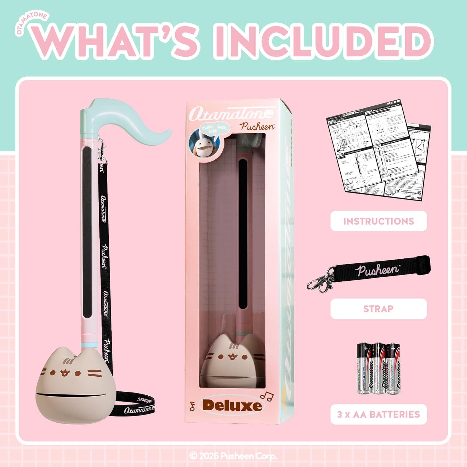 image:imagePusheen the Cat Otamatone Deluxe Electronic Portable Music InstrumentSynthesizer from Japan by Maywa Denki Limited Edition English InstructionsPusheen