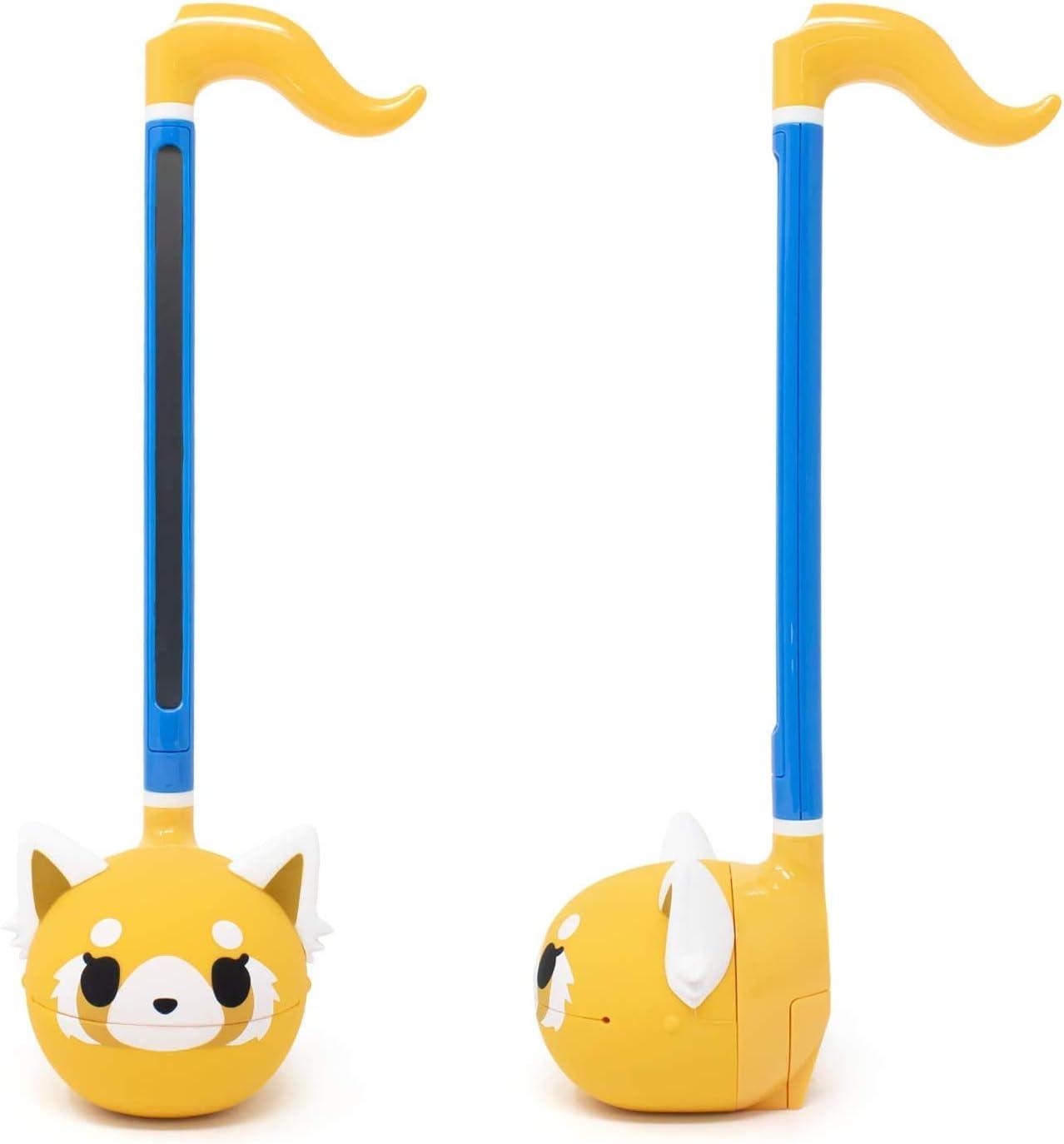 image:imageSpecial Edition Sanrio Otamatone 2 Pc Set Aggretsuko Sweet Gudetama Fun Electronic Musical Toy Instrument by Maywa Denki Official Licensed Includes Song Sheet and English Instructions