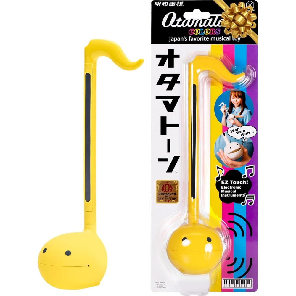 image:imageOtamatone Classic English Edition Yellow Japanese Electronic Musical Instrument Portable Synthesizer from Japan Maywa Denki for Children and Adults GiftYellow