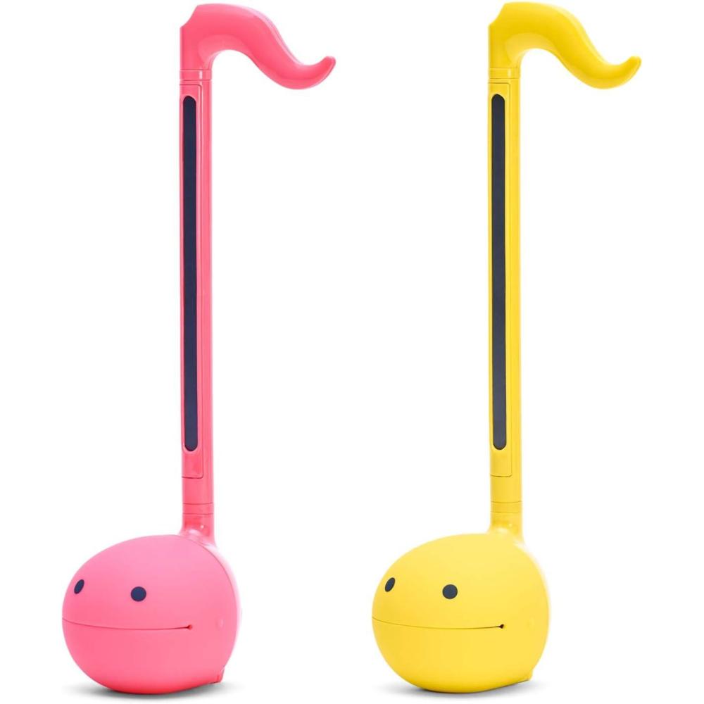 image:imageOtamatone Classic English Edition Yellow Japanese Electronic Musical Instrument Portable Synthesizer from Japan Maywa Denki for Children and Adults GiftYellow Hot Pink Set
