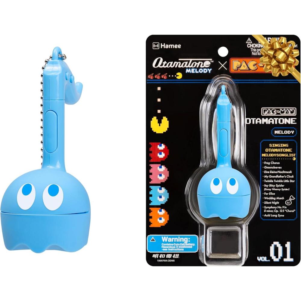 image:imageOtamatone Melody Original PACMan Electronic Portable Music Toy Player Synthesizer from Japan by Maywa Denki Officially Licensed Merchandise with English Instructions Keychain Accessory InkyInky