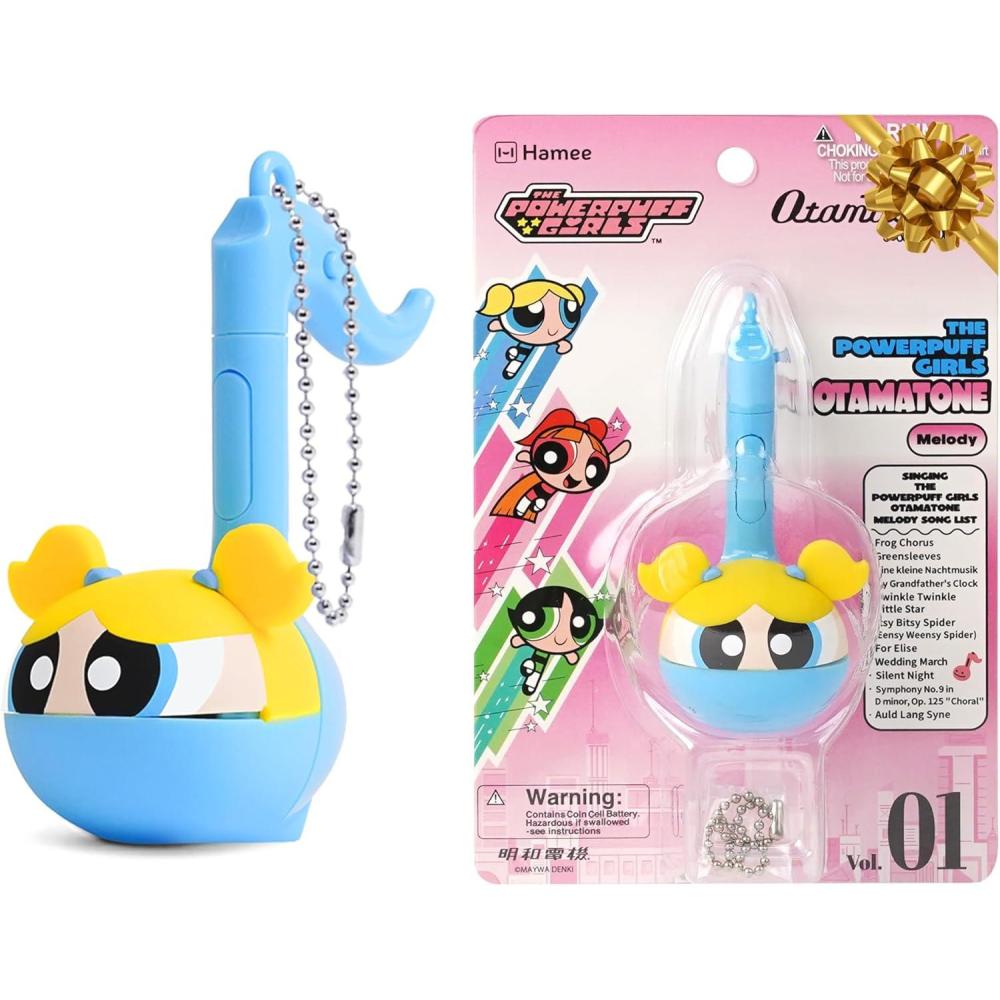 image:imageOtamatone Melody Powerpuff Girls Electronic Portable Music Instrument Synthesizer Toy from Japan by Maywa Denki Officially Licensed English Instructions BubblesBubbles