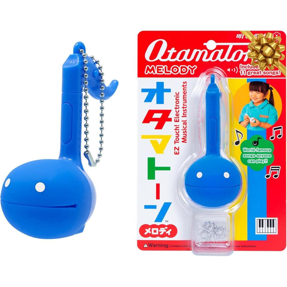 image:imageOtamatone Melody Series Japanese Electronic Mini Size Musical Toy 11 PreProgrammed Songs Portable Synthesizer from Japan by Maywa Denki English Instruction RedBlue