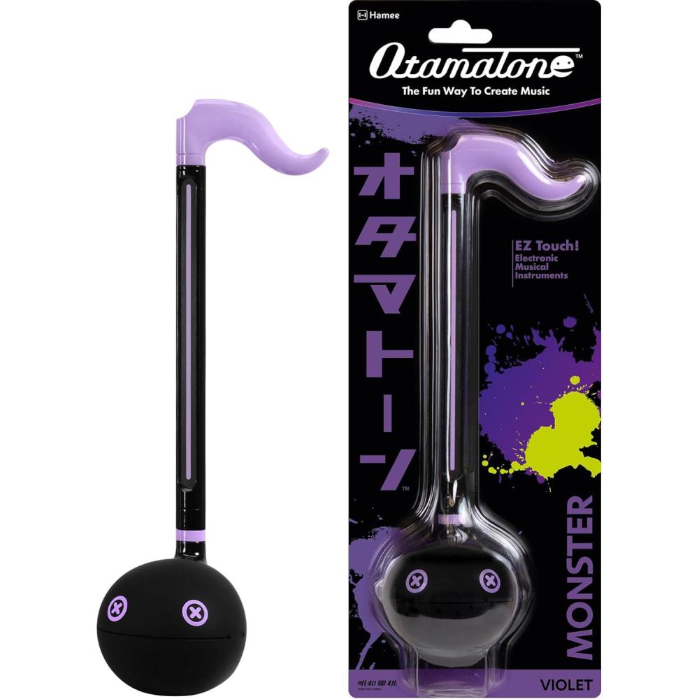image:imageOtamatone Monster Electronic Portable Music Instrument Synthesizer Toy from Japan by Maywa Denki Officially Licensed English Instructions LimeViolet
