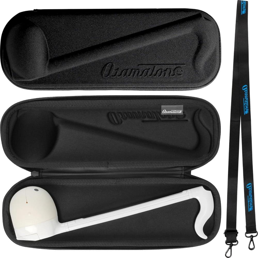 image:imageOtamatone Official Slim Case Deluxe 1725 inch Musical Instrument Toy Synthesizer Hard Shell Cover Smooth Fitted Protective Interior with Official Logo StrapBlack