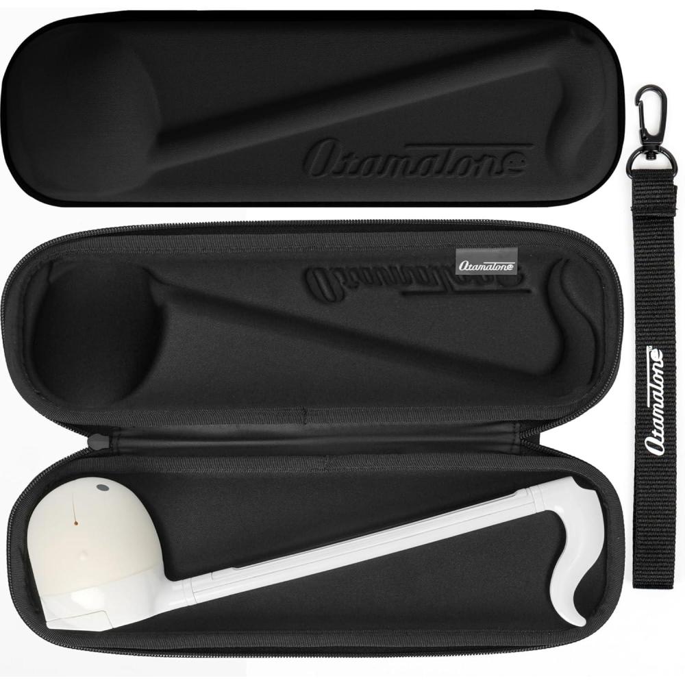 image:imageOtamatone Official Slim Case Regular 107 inch Musical Instrument Toy Synthesizer Hard Shell Cover Smooth Fitted Protective Interior with Official Logo Strap BlueBlack