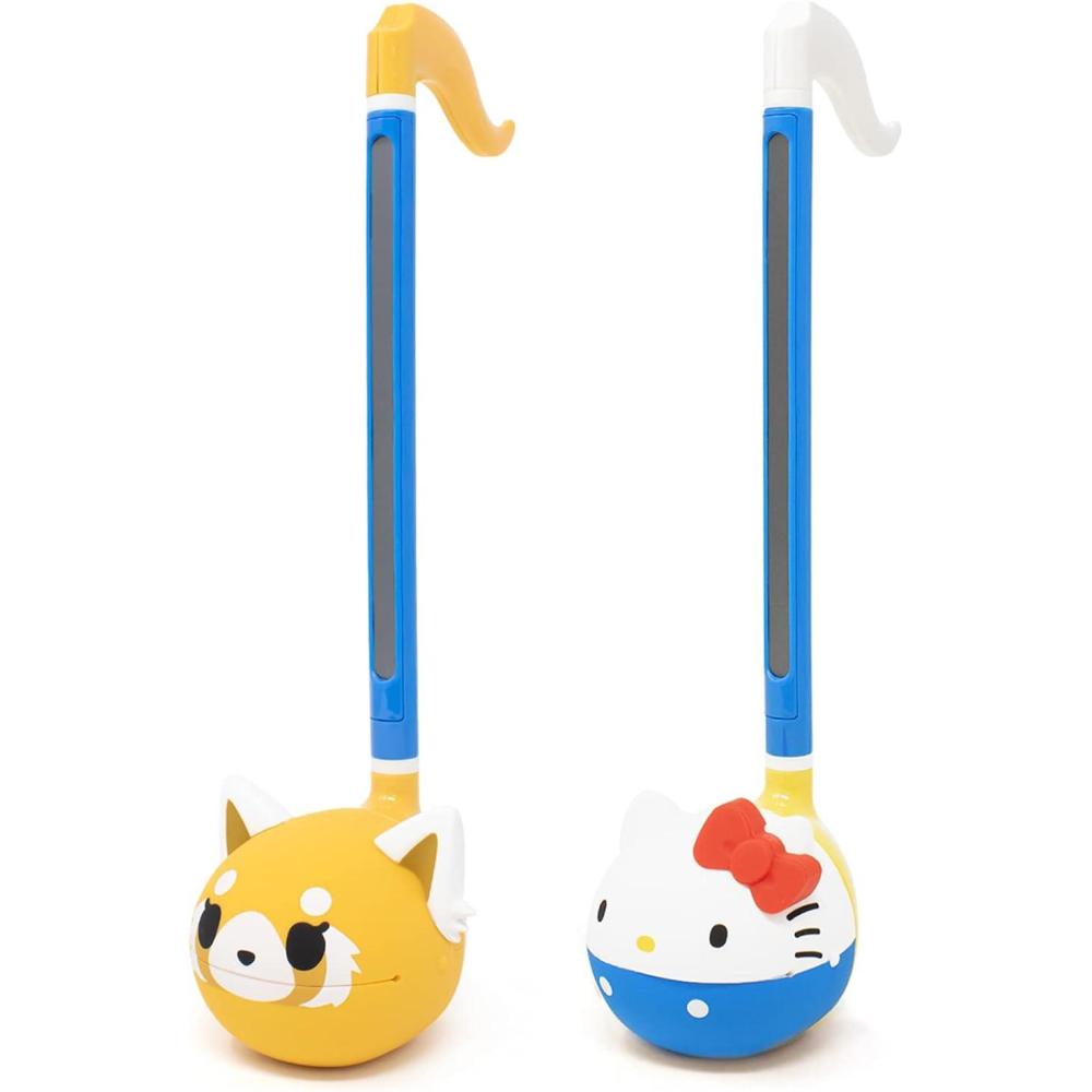 image:imageOtamatone Special Edition Sanrio 2 Pc Set Aggretsuko Sweet Hello Kitty Fun Electronic Musical Toy Instrument by Maywa Denki Official Licensed Includes Song Sheet and English Instructions