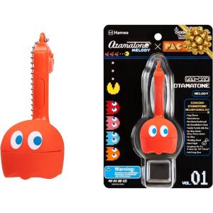 Otamatone Melody Original PAC-Man Electronic Portable Music Toy Player Synthesizer from Japan by Maywa Denki Officially Licensed Merchandise with English Instructions Keychain Accessory – Inky(Blinky)