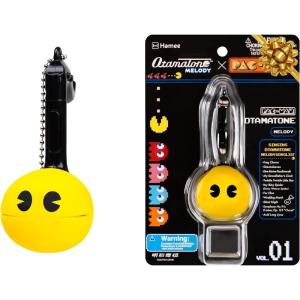 Otamatone Melody Original PAC-Man Electronic Portable Music Toy Player Synthesizer from Japan by Maywa Denki Officially Licensed Merchandise with English Instructions Keychain Accessory – Inky(Pac-man)