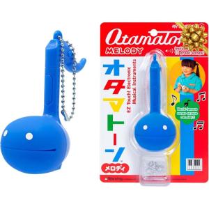 Otamatone Melody Series Japanese Electronic [Mini Size] Musical Toy [11 Pre-Programmed Songs] Portable Synthesizer from Japan by Maywa Denki [English Instruction], Red(Blue)