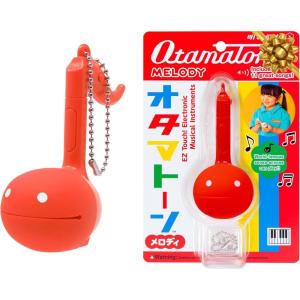 Otamatone Melody Series Japanese Electronic [Mini Size] Musical Toy [11 Pre-Programmed Songs] Portable Synthesizer from Japan by Maywa Denki [English Instruction], Red(Red)