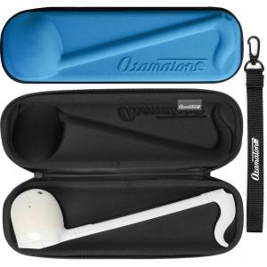 Otamatone Official Slim Case (Regular – 10.7 inch) Musical Instrument Toy Synthesizer Hard Shell Cover, Smooth Fitted Protective Interior with Official Logo Strap (Blue)(Blue)