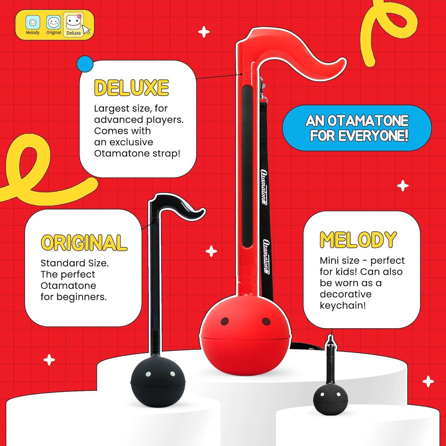 image:imageOtamatone Deluxe Electronic Musical Instrument for Adults Portable Synthesizer Digital Electric Music from Japan by CubeMaywa Denki Cool Stuff Gifts Red English ManualRed Deluxe