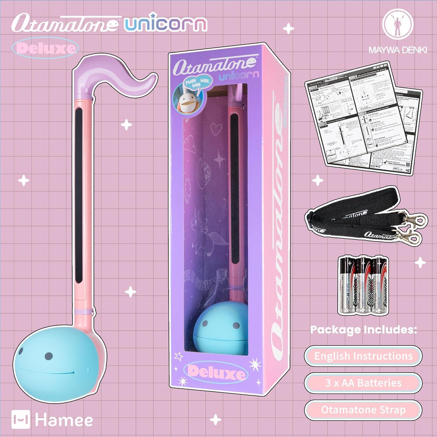 image:imageOtamatone Deluxe Electronic Musical Instrument for Adults Portable Synthesizer Digital Electric Music from Japan by CubeMaywa Denki Cool Stuff Gifts Red English ManualUnicorn Deluxe