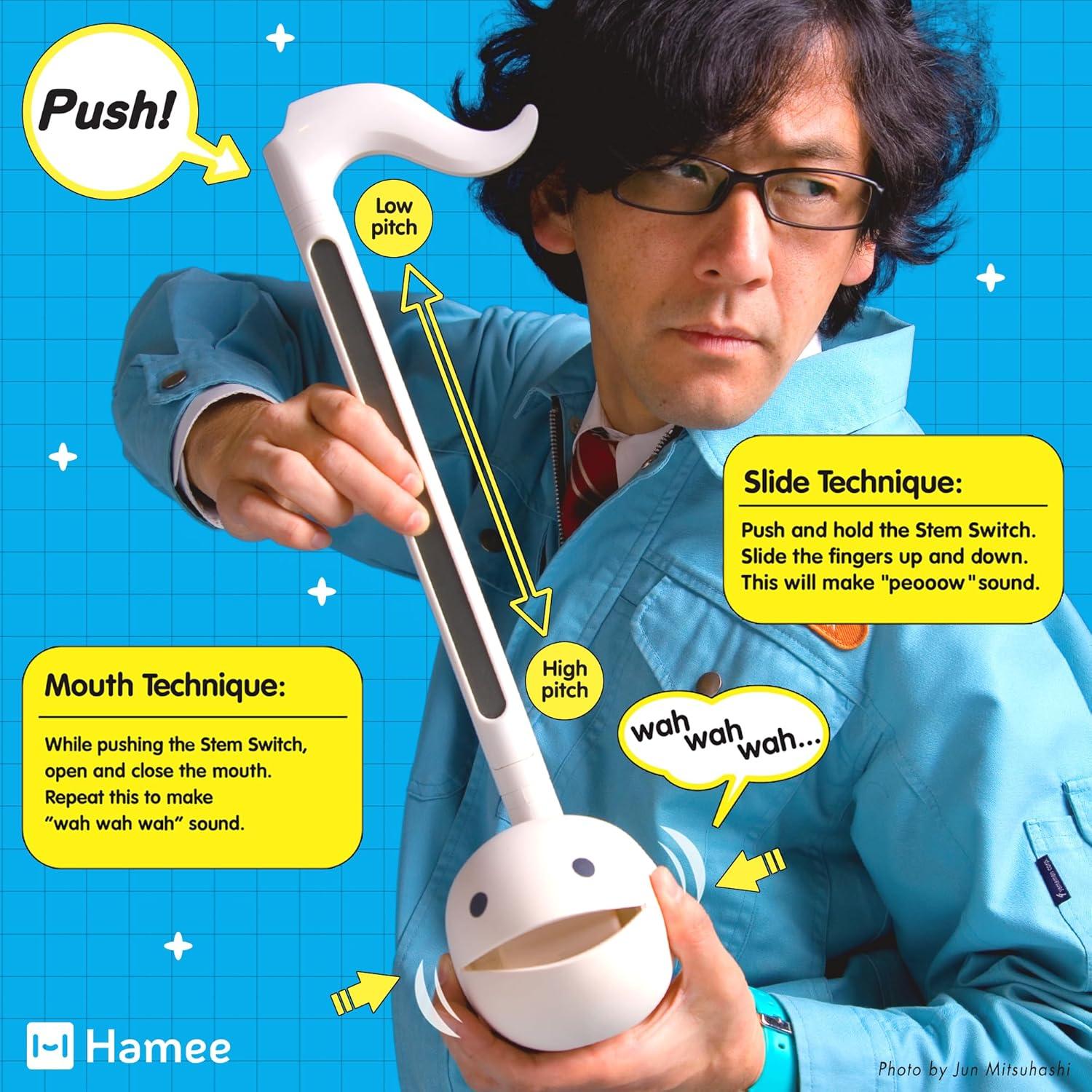 image:imageOtamatone Deluxe Electronic Musical Instrument for Adults Portable Synthesizer Digital Electric Music from Japan by CubeMaywa Denki Cool Stuff Gifts Red English ManualBlue Deluxe
