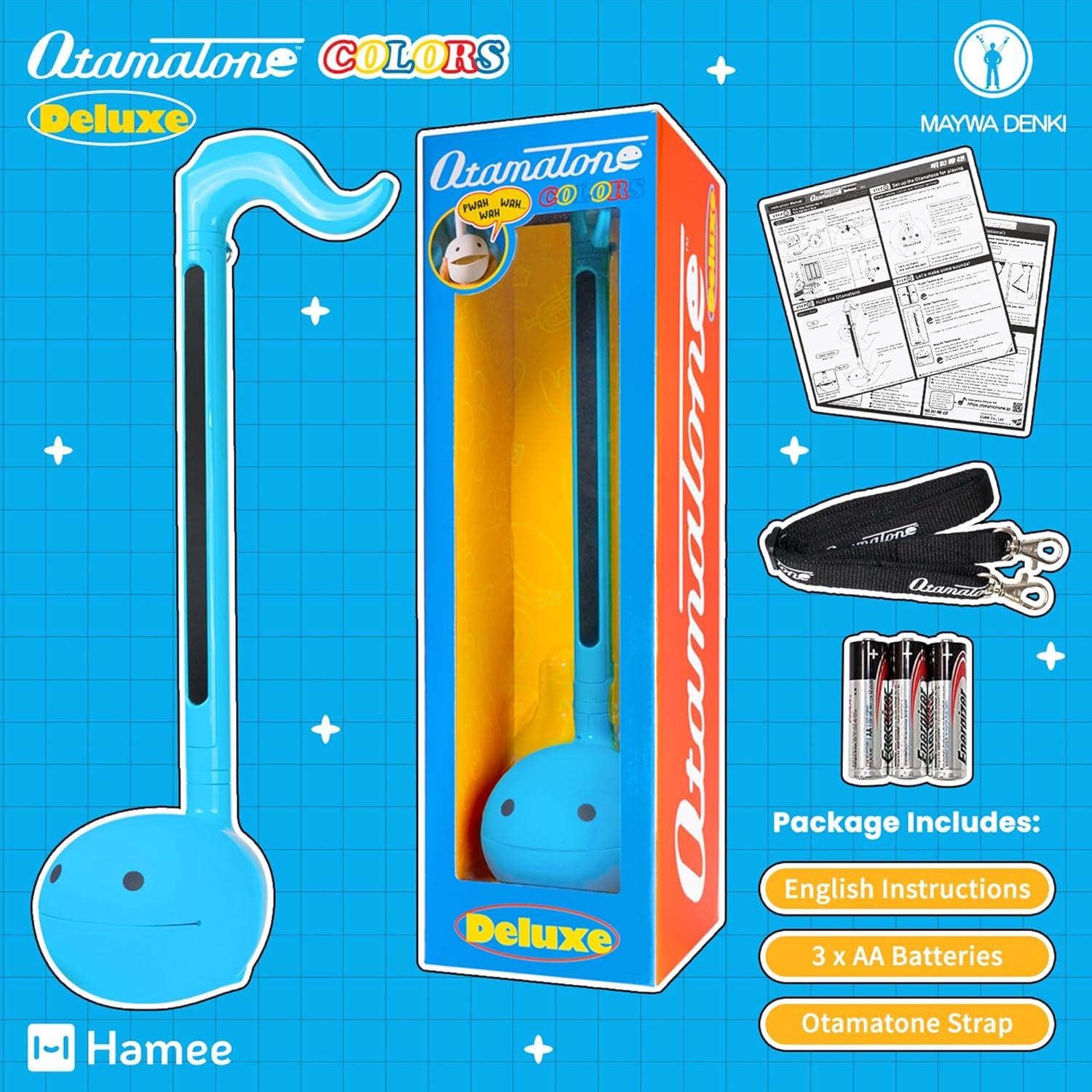 image:imageOtamatone Deluxe Electronic Musical Instrument for Adults Portable Synthesizer Digital Electric Music from Japan by CubeMaywa Denki Cool Stuff Gifts Red English ManualBlue Deluxe