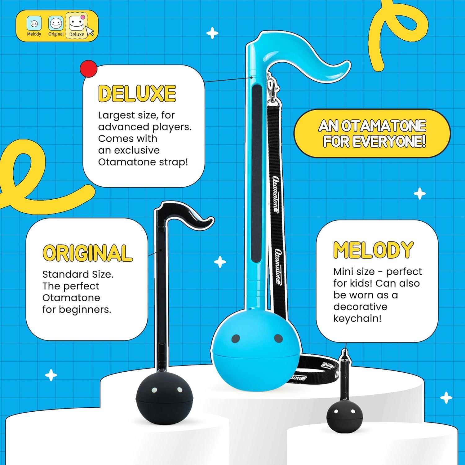 image:imageOtamatone Deluxe Electronic Musical Instrument for Adults Portable Synthesizer Digital Electric Music from Japan by CubeMaywa Denki Cool Stuff Gifts Red English ManualBlue Deluxe