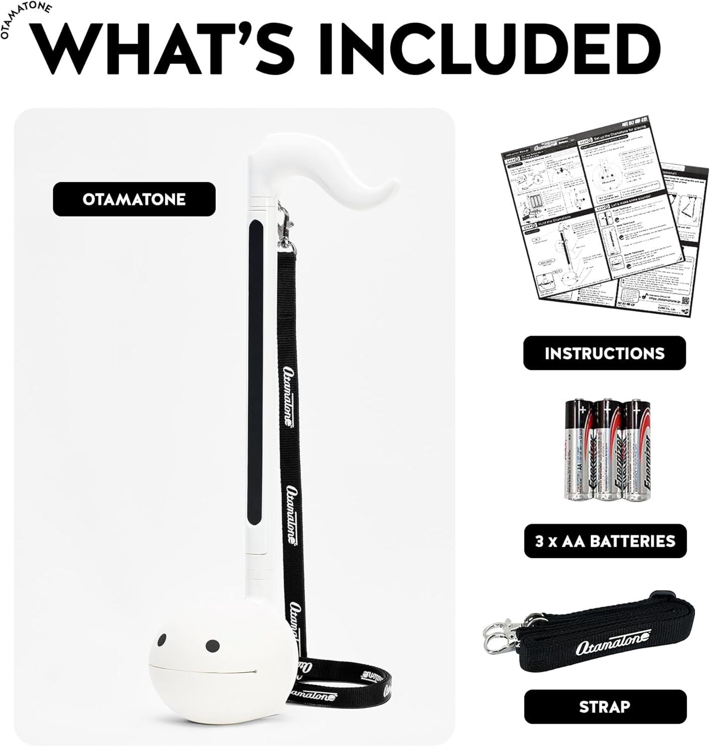 image:imageOtamatone Deluxe English Manual Electronic Musical Instrument Synthesizer from Japan by CubeMaywa Denki WhiteDeluxe English White