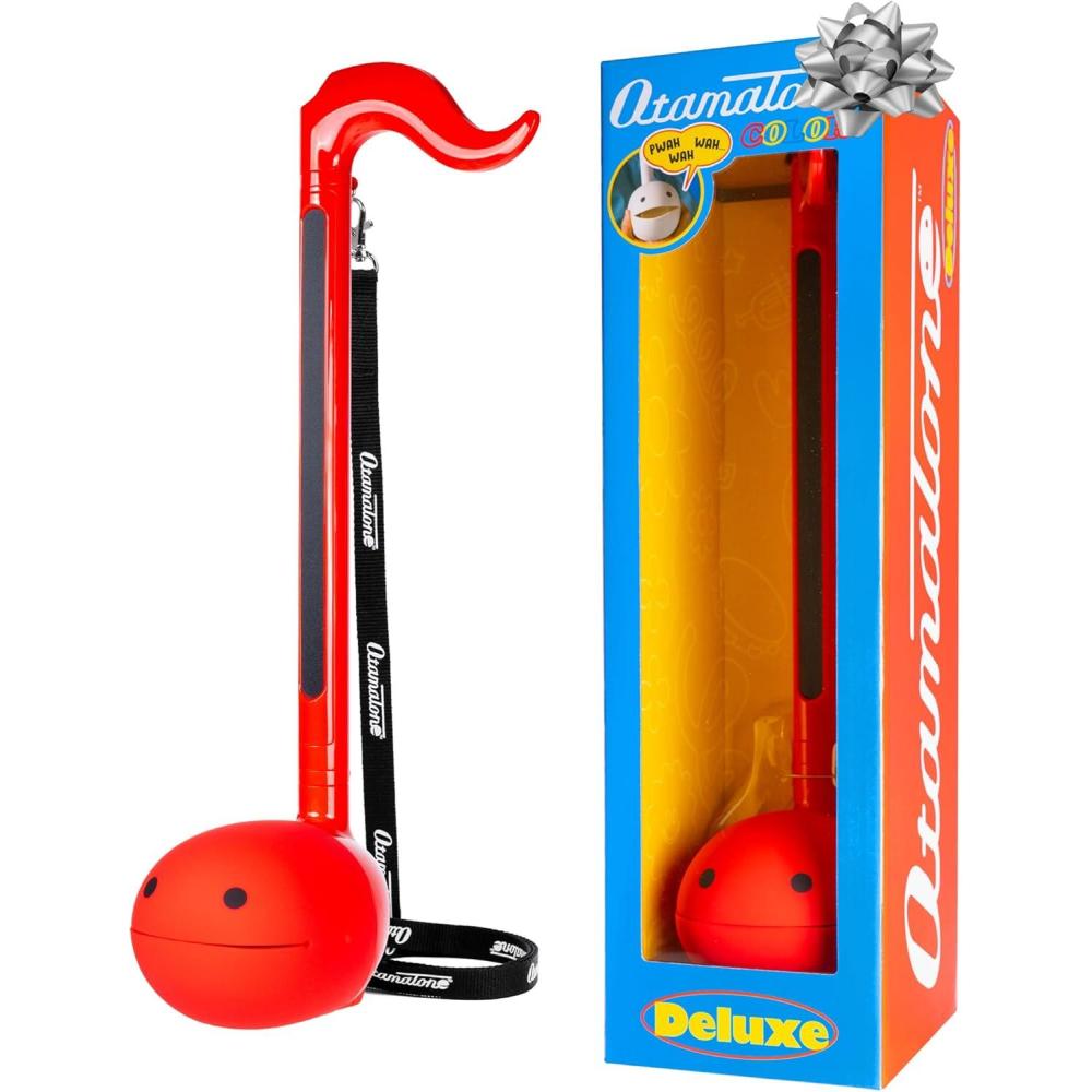 image:imageOtamatone Deluxe Electronic Musical Instrument for Adults Portable Synthesizer Digital Electric Music from Japan by CubeMaywa Denki Cool Stuff Gifts Red English ManualRed Deluxe