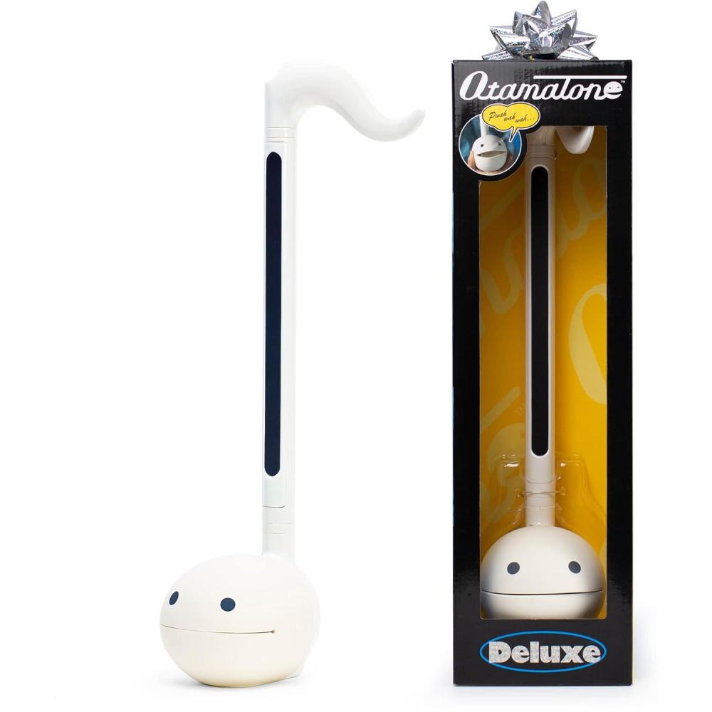 image:imageOtamatone Deluxe English Manual Electronic Musical Instrument Synthesizer from Japan by CubeMaywa Denki WhiteDeluxe English White