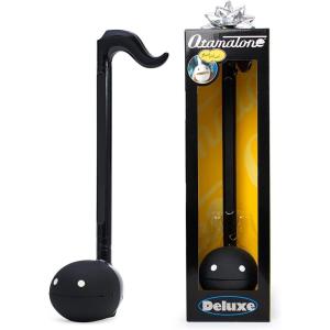 Otamatone Deluxe [English Manual] Electronic Musical Instrument Synthesizer from Japan by Cube/Maywa Denki, White(Deluxe Black)