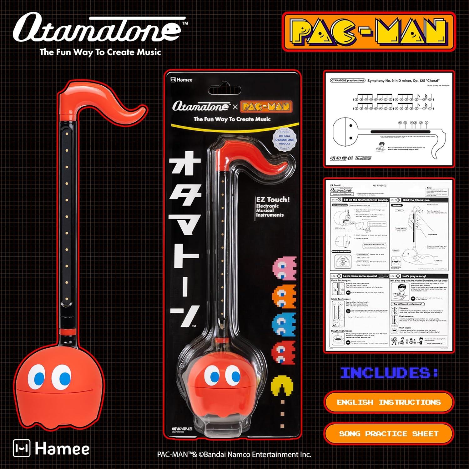 image:imageOtamatone PACMan Electronic Portable Music Instrument Synthesizer Toy from Japan by Maywa Denki Officially Licensed English Instructions InkyBlinky
