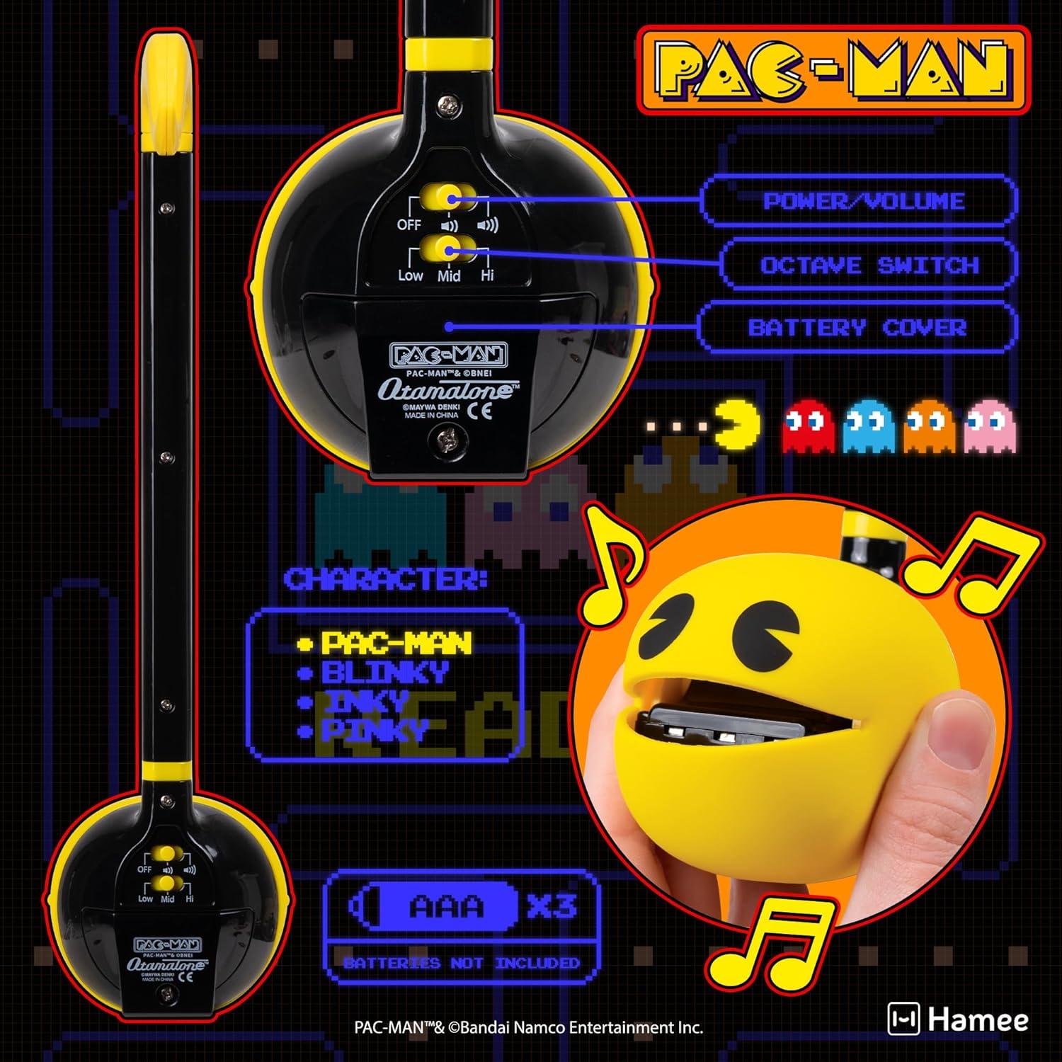 image:imageOtamatone PACMan Electronic Portable Music Instrument Synthesizer Toy from Japan by Maywa Denki Officially Licensed English Instructions InkyPacman
