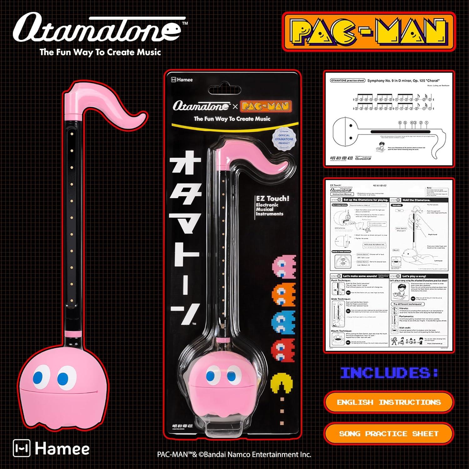 image:imageOtamatone PACMan Electronic Portable Music Instrument Synthesizer Toy from Japan by Maywa Denki Officially Licensed English Instructions InkyPinky