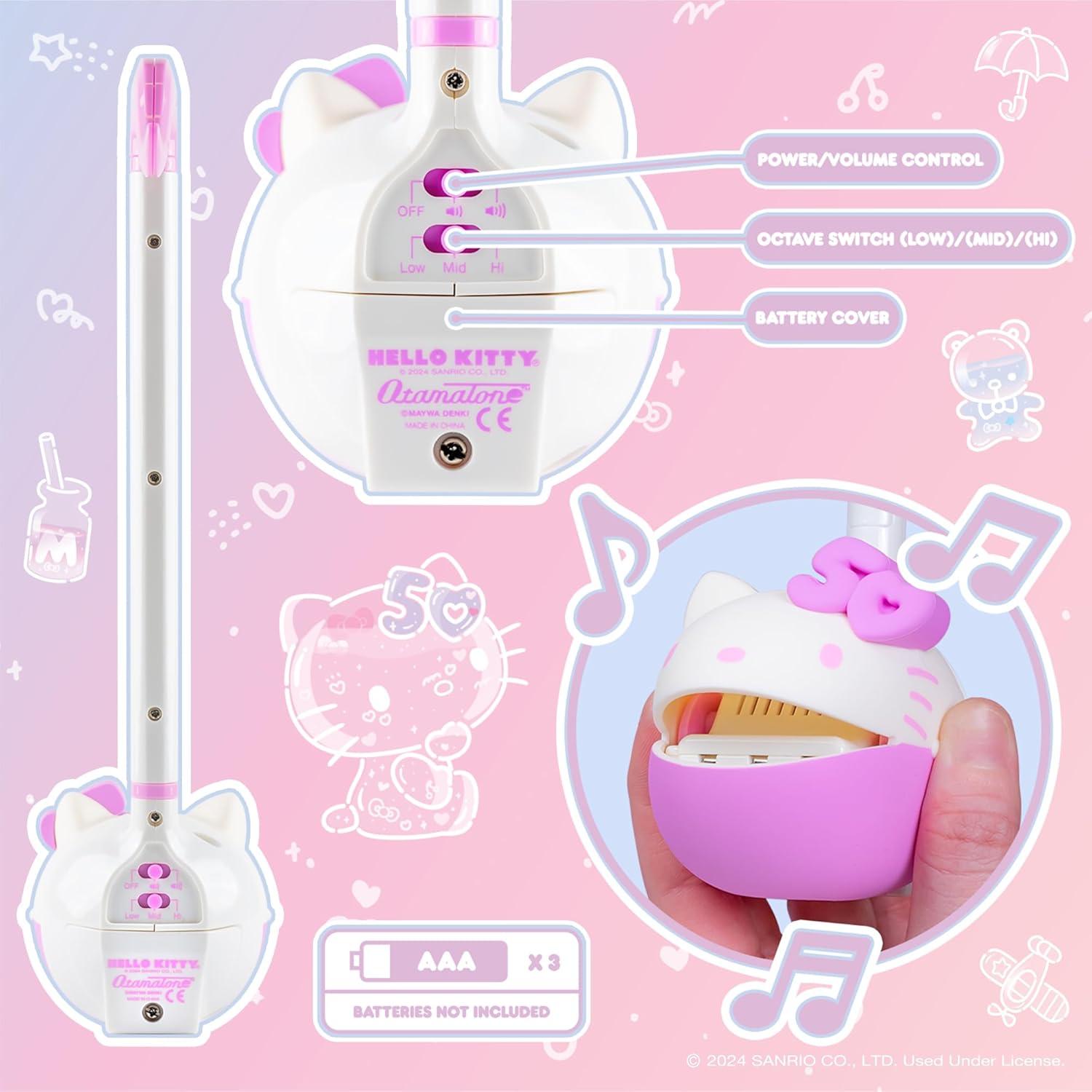 image:imageOtamatone Special Edition Sanrio Hello Kitty 50th Anniversary Electronic Portable Music Instrument Synthesizer Toy from Japan Limited Edition English Instructions